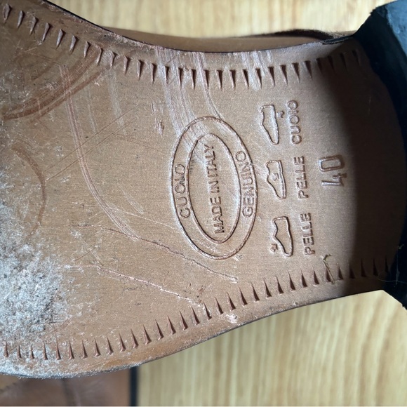 Brown Leather Boys or Mens  Dress Shoes - Picture 4 of 5